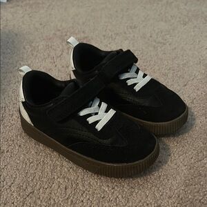 Carter's Black and White Sneakers Skate-Style